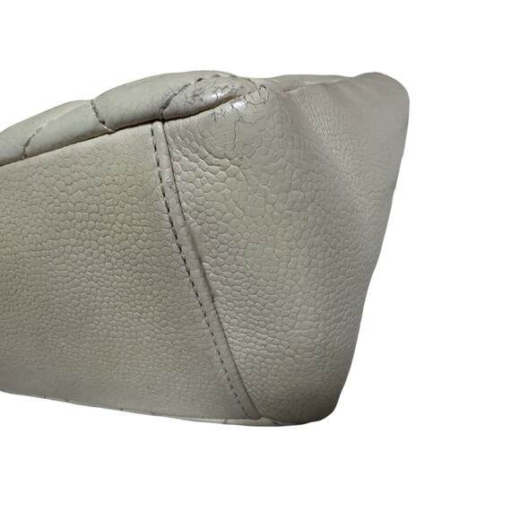 Chanel Caviar Leather Petite Shopping Tote (PST) Ivory Authenticated - Picture 8 of 14
